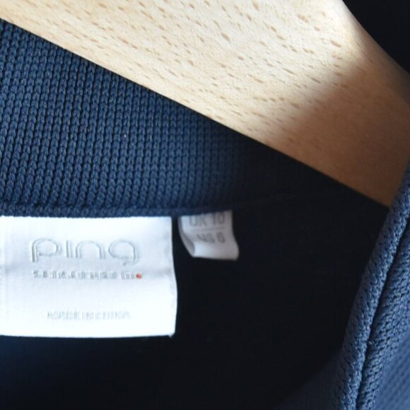 Ping Golf Tennis Vest Women's 6 Navy Blue Performance EUC Preppy Country Club - Picture 6 of 8